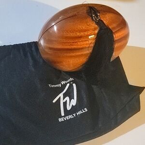 Timmy Woods. original wooden handbag with purse bag
